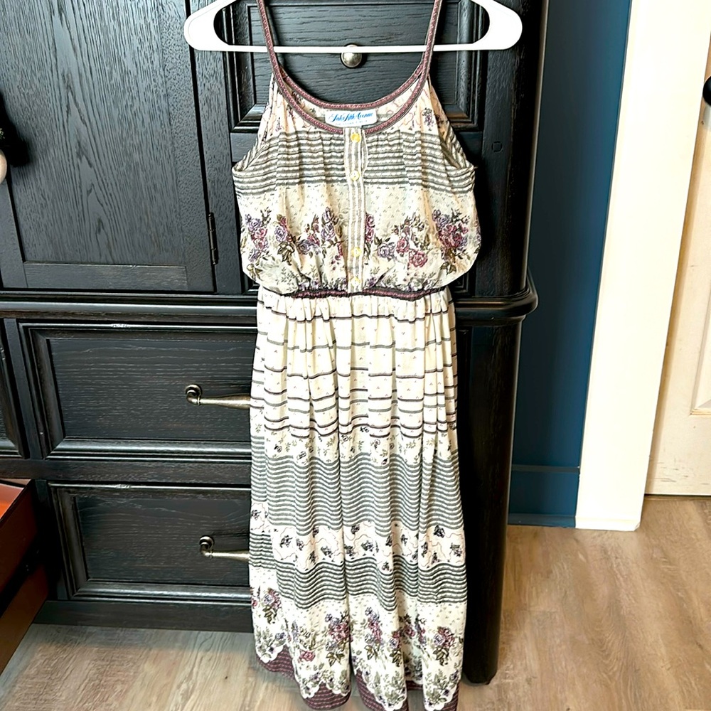 Saks Fifth Avenue sheer slip dress, vintage, size small